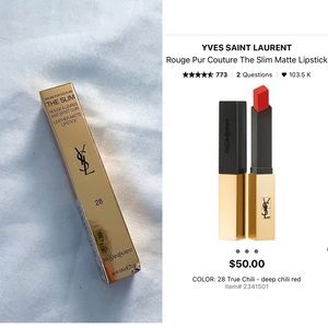 Ysl #28 Matte Lipstick